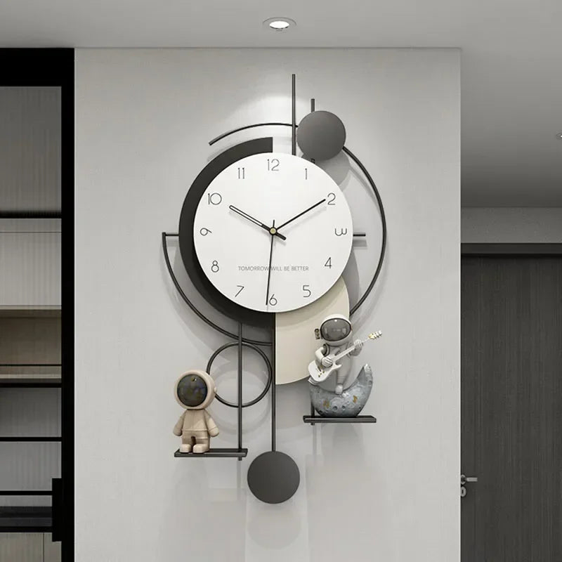 Timeless Nordic Artistry Wall Clock