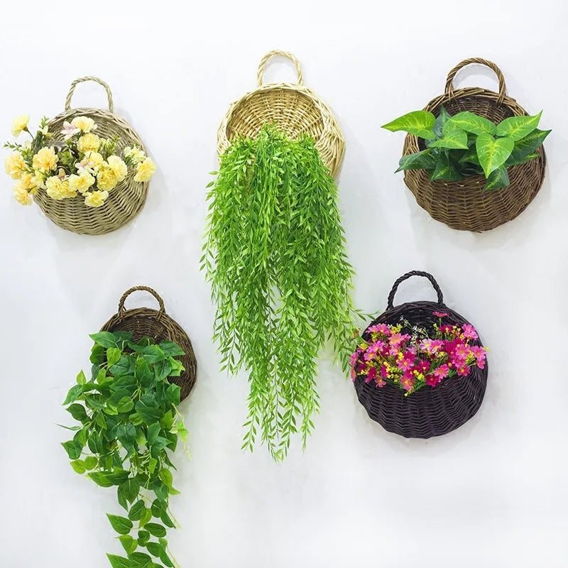 Wicker Haven Hanging Garden Planter