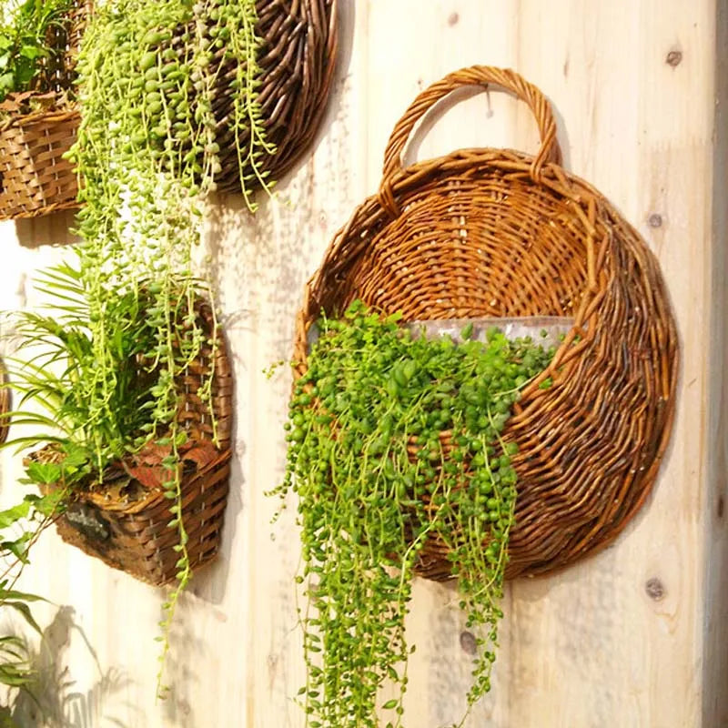 Wicker Haven Hanging Garden Planter