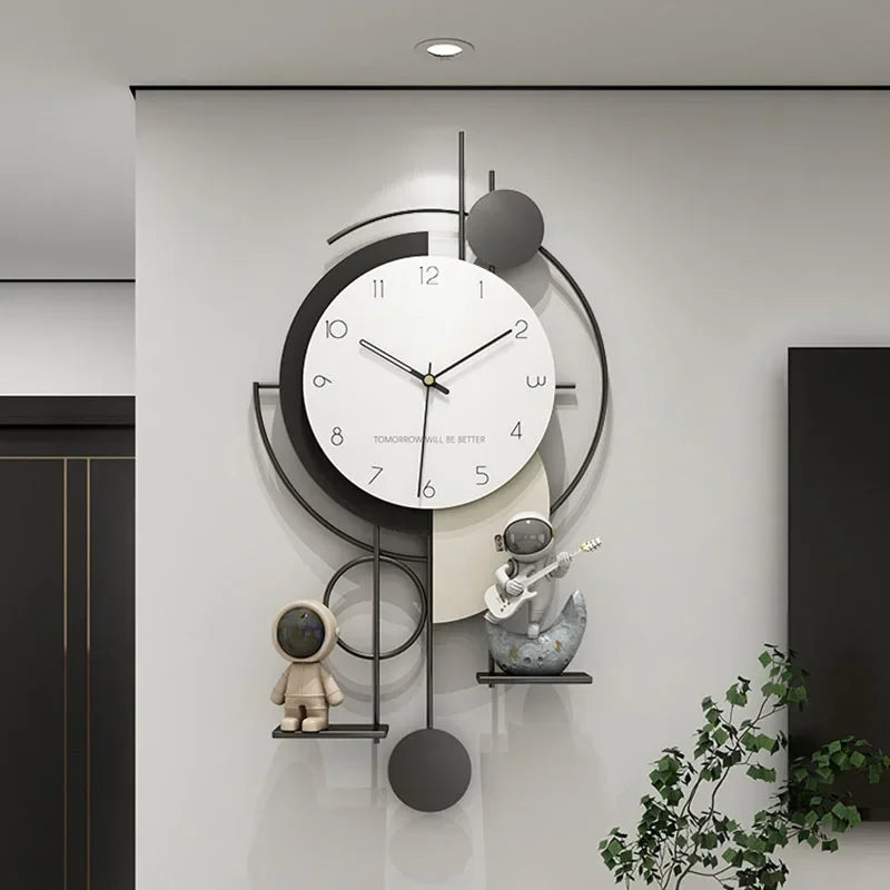 Timeless Nordic Artistry Wall Clock