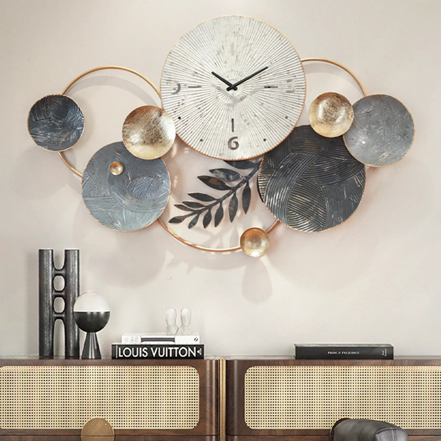 Silent Serenity Oversized Wall Clock