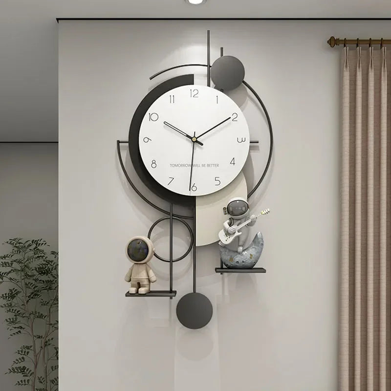 Timeless Nordic Artistry Wall Clock